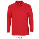 Koszulka Polo Meska Klasyczna Bawelna Czesana L549 - Red