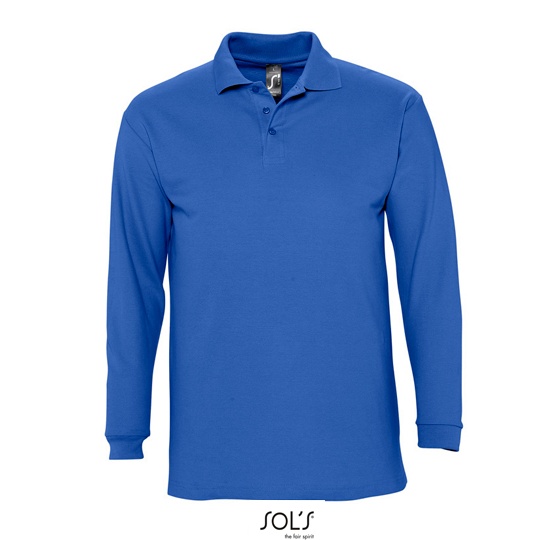 Koszulka Polo z Długim Rękawem L549 - Royal Blue 241