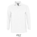 Polo z Długim Rękawem L549 - White