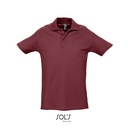 Koszulka Polo Klasyczna Bawełniana Pika L562 - Burgundy