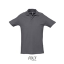 Koszulka Polo Klasyczna Bawełniana Pika L562 - Mouse Grey (Solid)