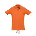 Koszulka Polo Klasyczna Bawelniana Pika L562 - Orange