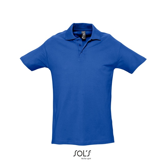 Koszulka Polo Klasyczna Bawelniana Pika L562 - Royal Blue 241