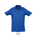 Koszulka Polo Klasyczna Bawelniana Pika L562 - Royal Blue 241