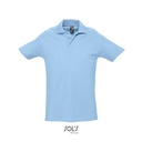 Koszulka Polo Klasyczna Bawelniana Pika L562 - Sky Blue