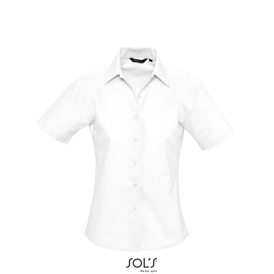 Koszula Damska Slim Oxford L610 - White