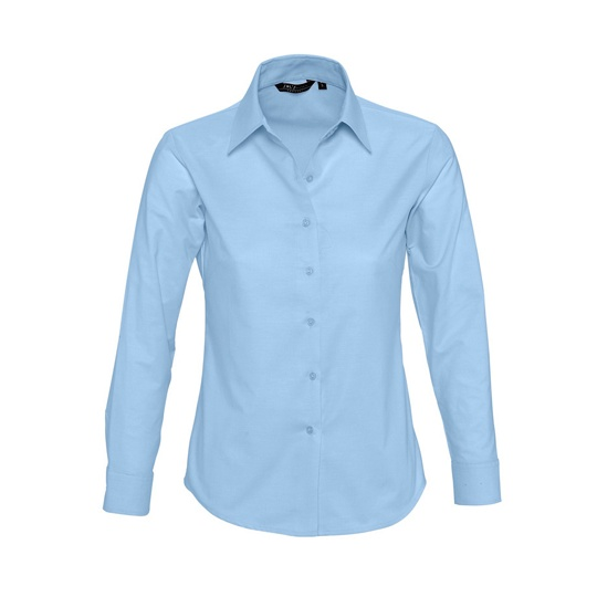 Koszula Damska Klasyczna Oxford L611 - Sky Blue