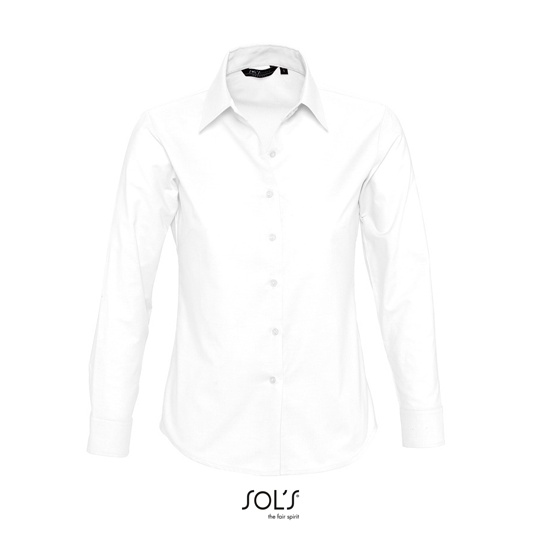 Koszula Damska Klasyczna Oxford L611 - White