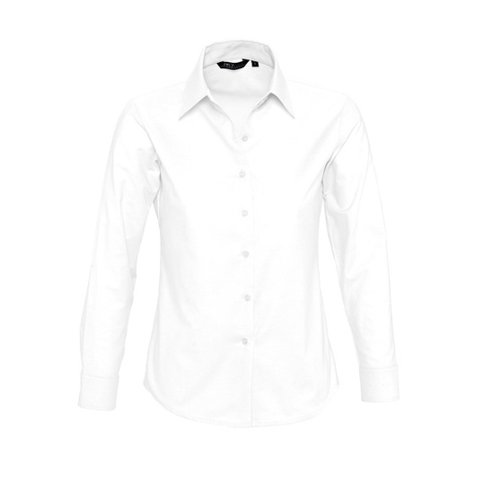 Koszula Damska Klasyczna Oxford L611 - White