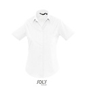 Koszula Damska Slim Popelina L620 - White