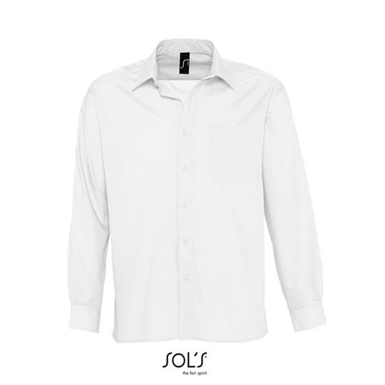 Koszula meska klasyczna L623 - White