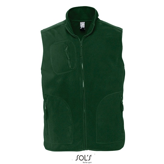 Bezrękawnik polarowy unisex L741 - Fir Green