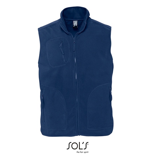 Bezrękawnik polarowy unisex L741 - Navy