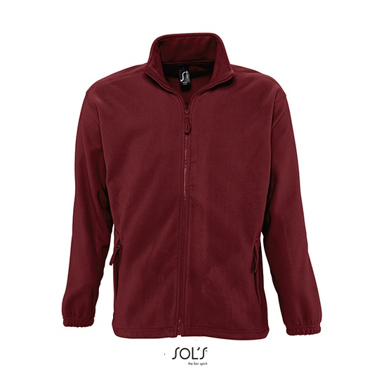 Bluza Klasyczna Polarowa L742 - Burgundy