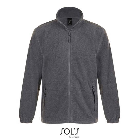 Bluza Klasyczna Polarowa L742 - Grey Melange