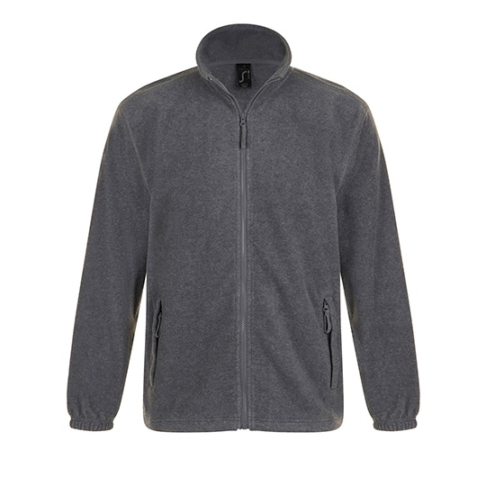 Bluza Klasyczna Polarowa L742 - Grey Melange