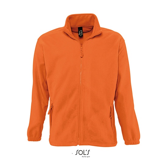 Bluza Polarowa z Zapięciem na Zamek L742 - Orange