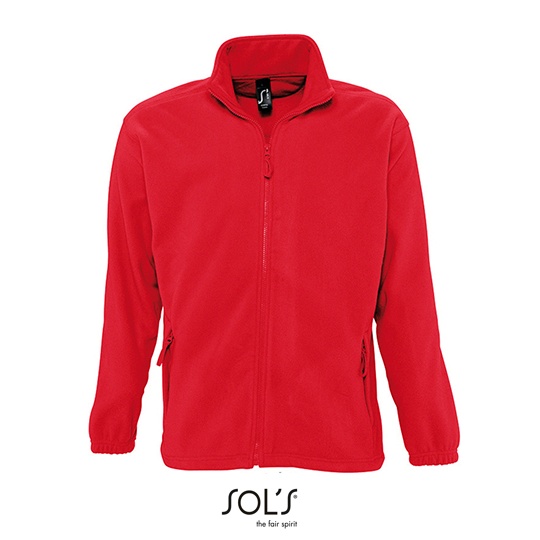 Bluza Polarowa z Zamkiem L742 - Red
