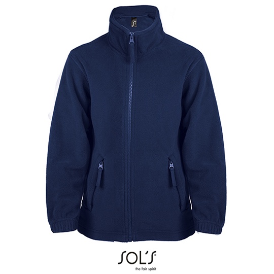 Bluza Dziecieca Klasyczna Polarowa Niemechacaca L742K - Navy