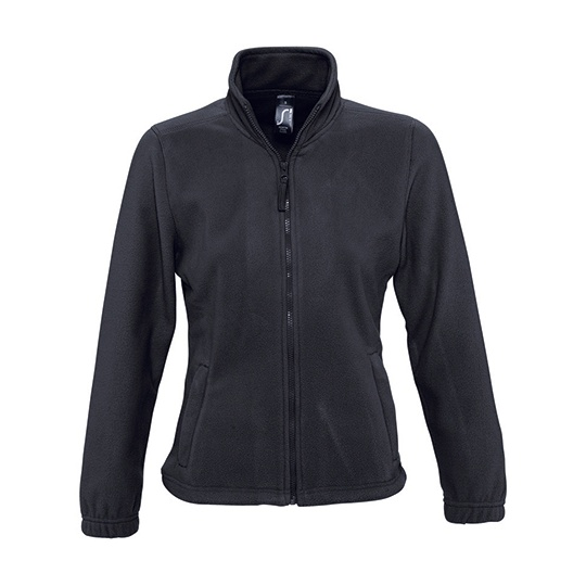 Bluza Damska Klasyczna Polarowa Niemechacaca sie L745 - Charcoal Grey (Solid)