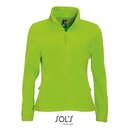 Bluza Damska Klasyczna Polarowa Niemechacąca się L745 - Lime