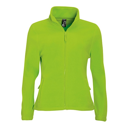 Bluza Damska Klasyczna Polarowa Niemechacaca sie L745 - Lime