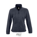 Bluza Damska Klasyczna Polarowa Niemechacaca sie L745 - Navy
