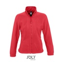 Bluza Damska Klasyczna Polarowa Niemechacaca sie L745 - Red