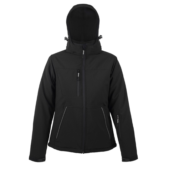 Damski Softshell Slim Wodoodporny Oddychający L844 - Black