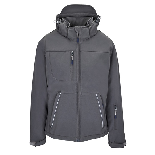 Damski ocieplany softshell slim L844 - Charcoal Grey (Solid)