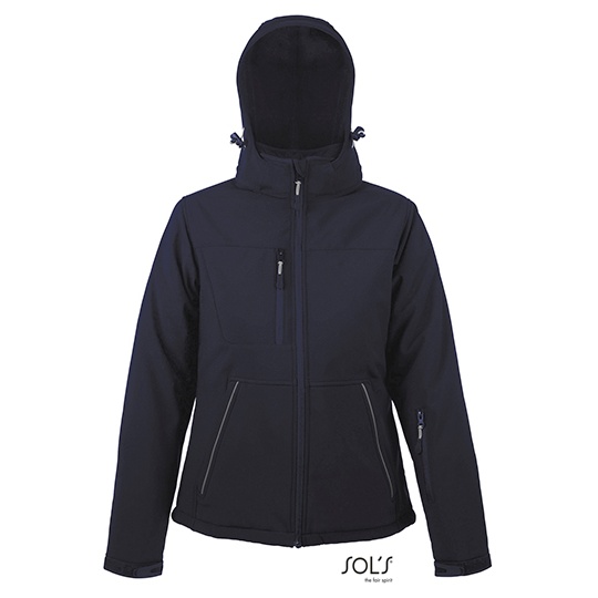 Damski Softshell Slim Wodoodporny Oddychający L844 - French Navy