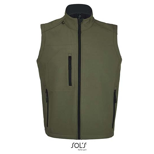 Kamizelka Klasyczna Softshell Wodoodporna Oddychajaca L846 - Army