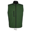 Kamizelka Klasyczna Softshell Wodoodporna Oddychajaca L846 - Bottle Green
