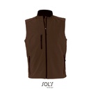 Kamizelka Klasyczna Softshell Wodoodporna Oddychajaca L846 - Dark Chocolate