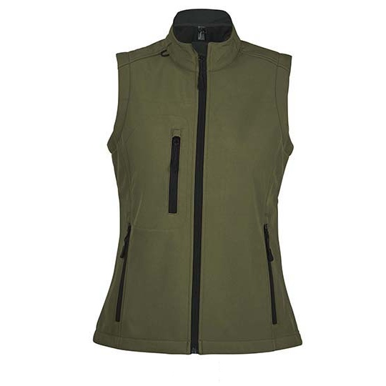 Bezrękawnik Klasyczny Softshell Wodoodporny L847 - Army