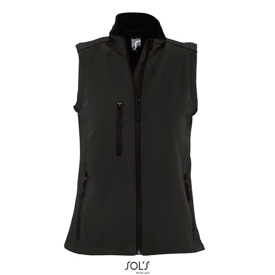 Bezrekawnik Klasyczny Softshell Wodoodporny L847 - Black