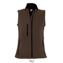 Bezrekawnik Klasyczny Softshell Wodoodporny L847 - Dark Chocolate