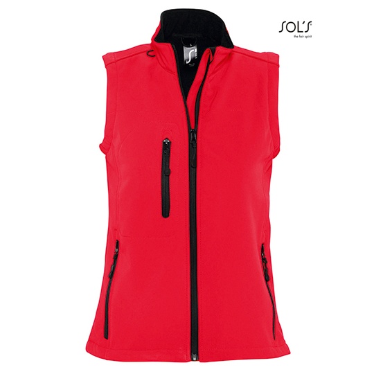 Bezrękawnik Klasyczny Softshell Wodoodporny L847 - Red