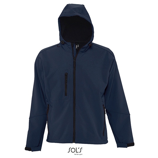 Kurtka Klasyczna Softshell Wodoodporna Oddychajaca L848 - French Navy