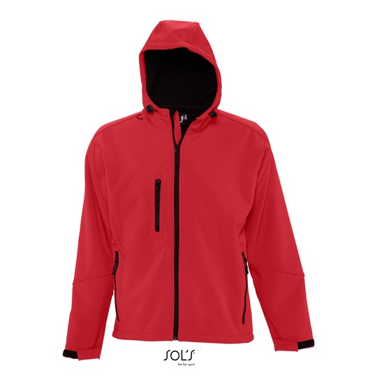 Kurtka Klasyczna Softshell Wodoodporna Oddychajaca L848 - Pepper Red