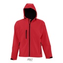 Kurtka Klasyczna Softshell Wodoodporna Oddychajaca L848 - Pepper Red