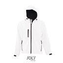 Kurtka Klasyczna Softshell Wodoodporna Oddychajaca L848 - White