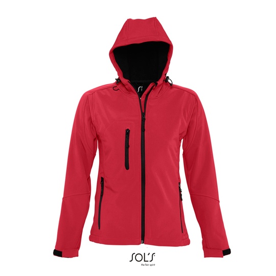 Kurtka Damska Softshell Wodoodporna Oddychajaca L849 - Pepper Red