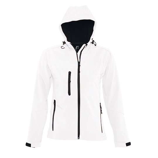 Kurtka Damska Softshell Wodoodporna Oddychająca L849 - White