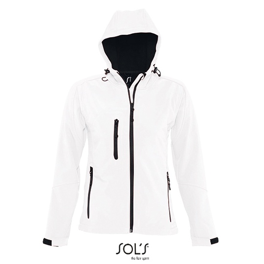 Kurtka Damska Softshell Wodoodporna Oddychajaca L849 - White