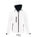 Kurtka Damska Softshell Wodoodporna Oddychajaca L849 - White