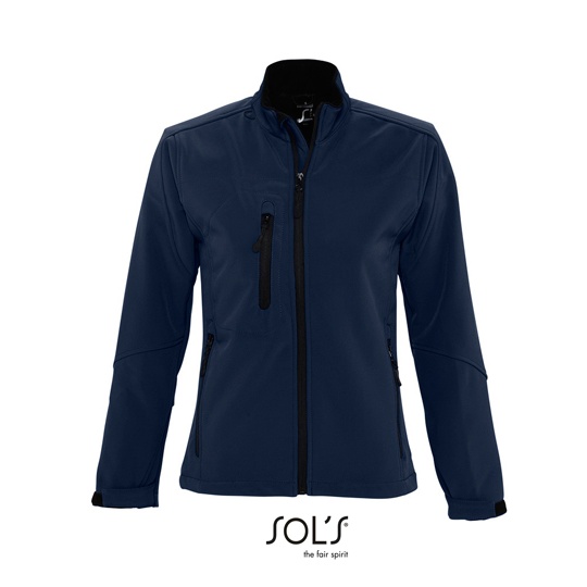 Kurtka Softshell Damska Slim Wodoodporna L863 - Abyss Blue