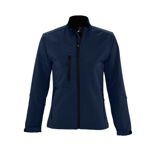 Kurtka Softshell Damska Slim Wodoodporna L863 - Abyss Blue