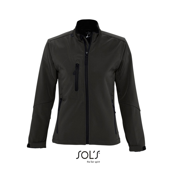 Kurtka Softshell Damska Slim Wodoodporna L863 - Black