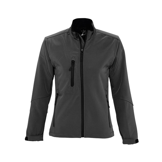 Kurtka Softshell Damska Slim Wodoodporna L863 - Charcoal Grey (Solid)